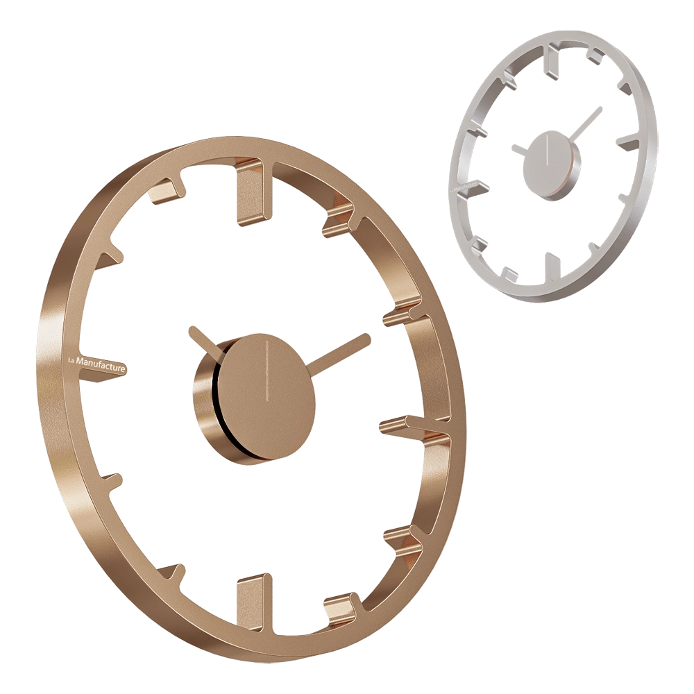 La Manufacture - Wall clock Real 3D Model