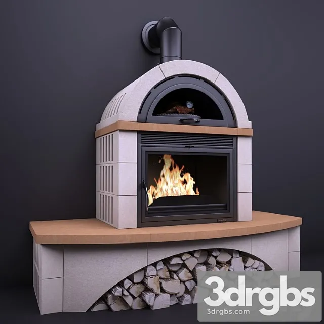 La nordica falo 2c wood stove 3D Model Free