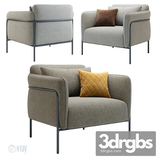 La redoute. am.pm. alistair armchair. 3D Model Free