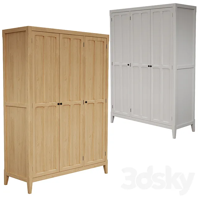 La Redoute - Eugenie Triple Wardrobe 3D Model