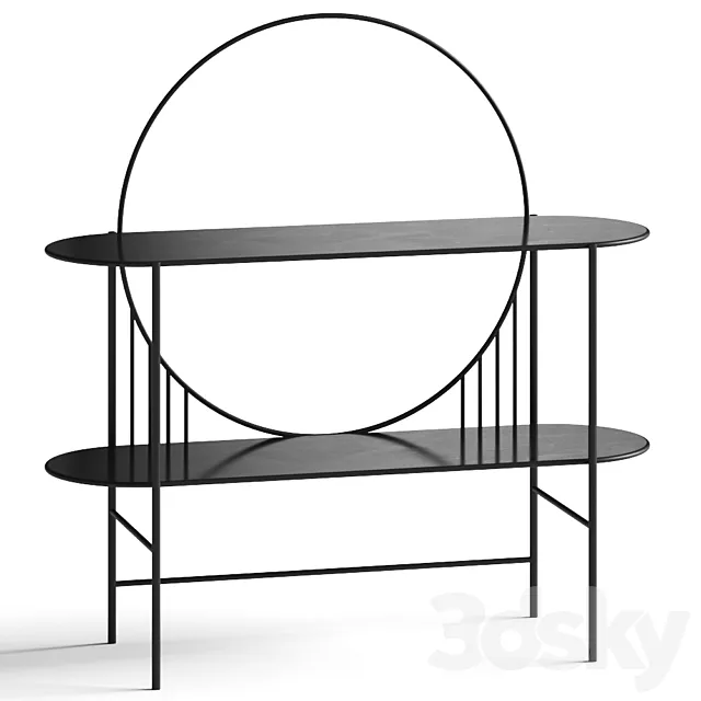 La Redoute Ginola Metal Console Table 3D Model