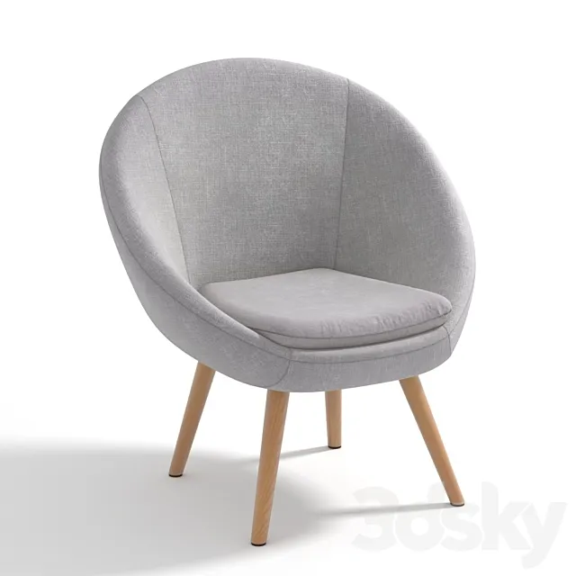 La Redoute Jimi Ball Chair 3D Model