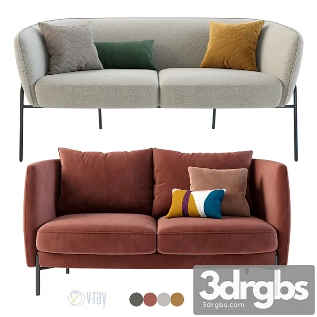 La redoute. laika sofa. am.pm. arcus sofa. 2 3D Model Free