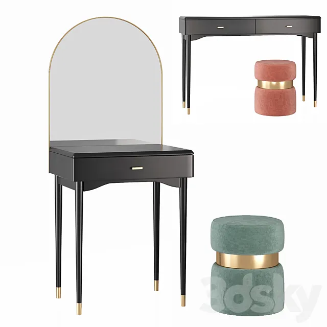 La Redoute Novani makeup table 3D Model