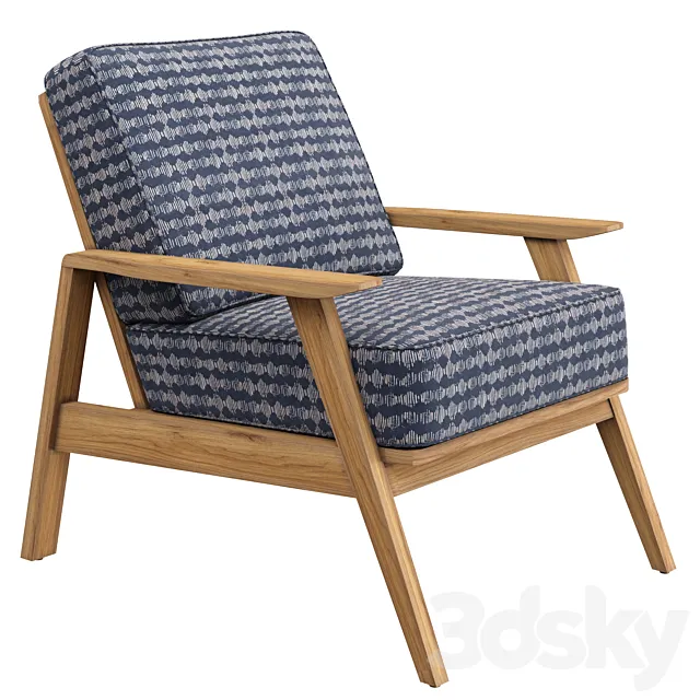 La Redoute Vintage Batik armchair 3D Model