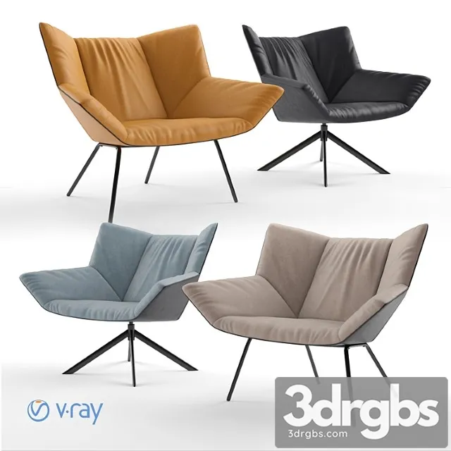 Label. armchair gustav. 3D Model Free