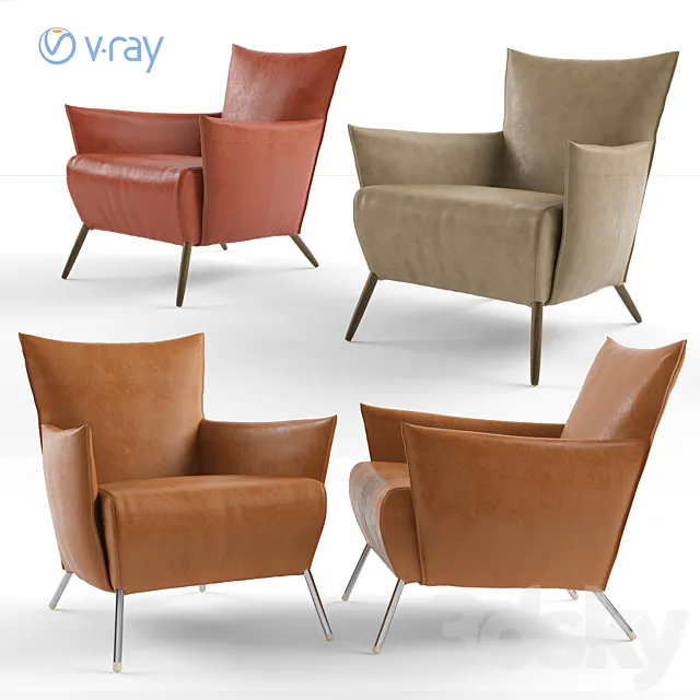 Label. Cheo Armchair. 3D Model