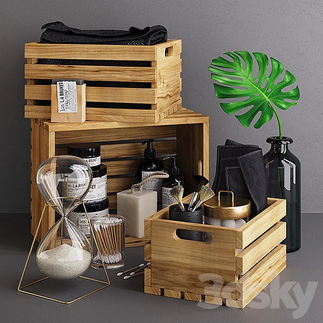 LaBruket & Eucalyptus Boxes 3DModel