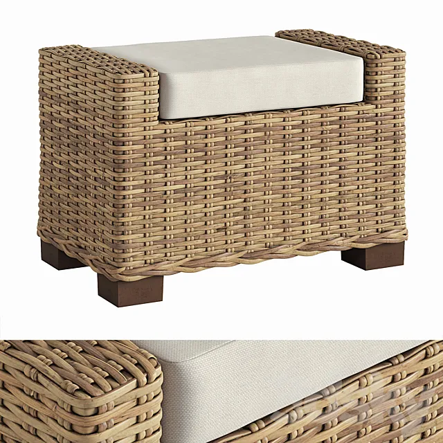 Lacquered kubu-rattan 3DModel