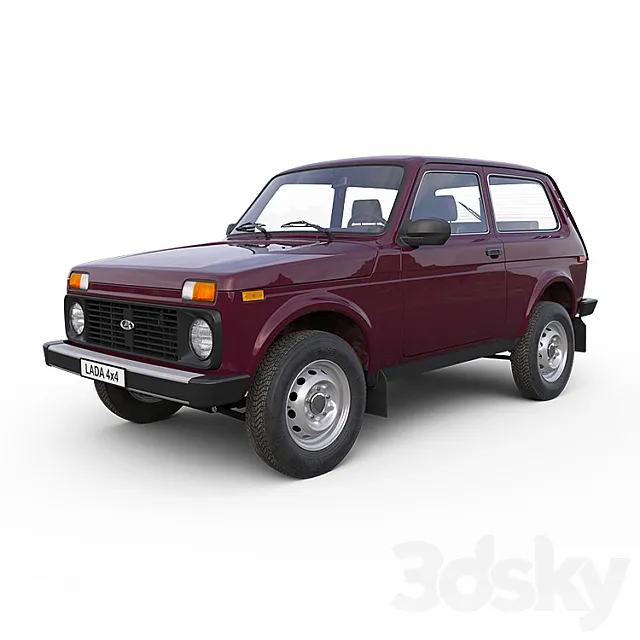 Lada 4x4 3D Model