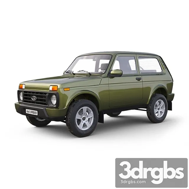 Lada 4x4 urban 3D Model Free