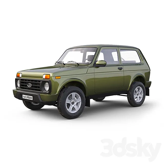 Lada 4x4 Urban 3DModel