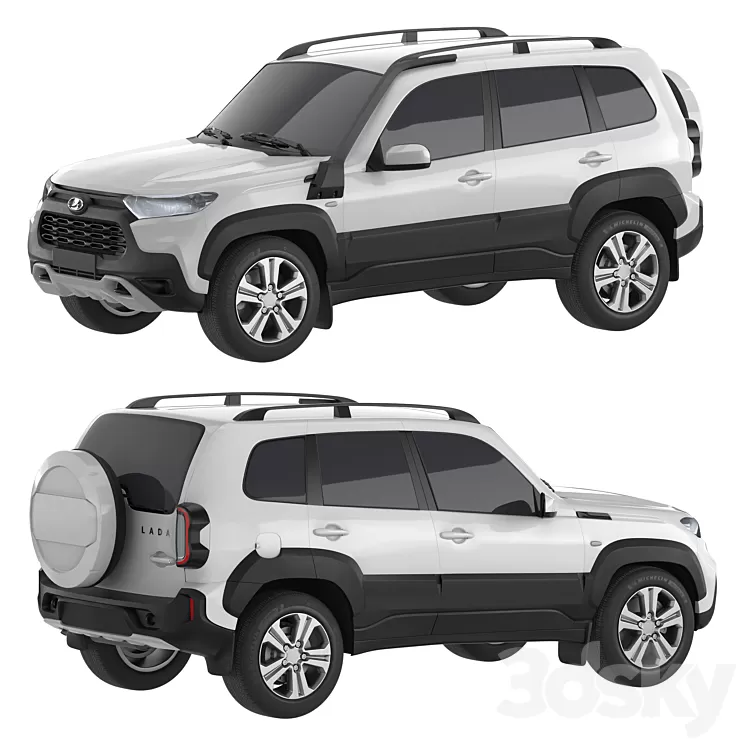 Lada Niva Travel Off-road 3D Model Free