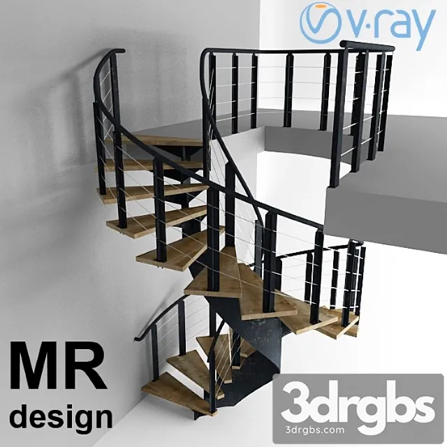 Ladder from the studio mrdesign 3D Model Free