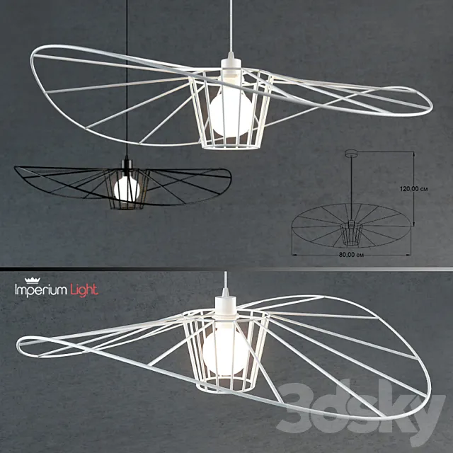 Lady pendant lamp 3D Model