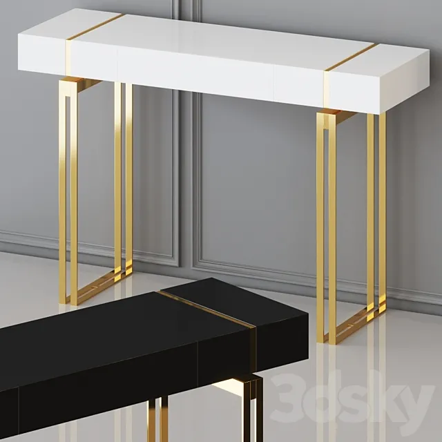 LadyYard - Modern Luxury Console 3D Model