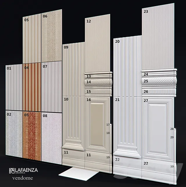 LAFAENZA Vendome 3DModel