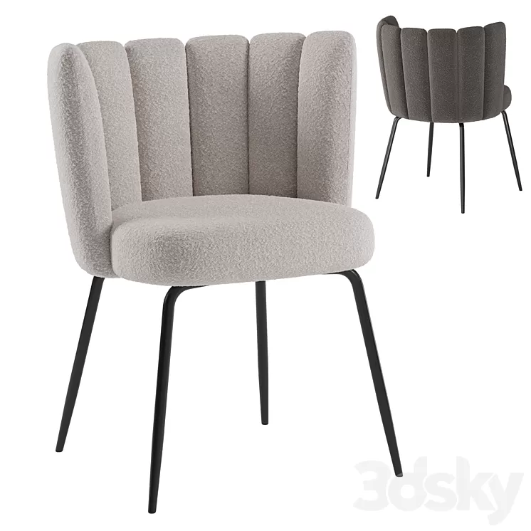 LaForma Aniela stool 3D Model Free