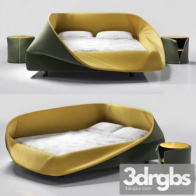 Lago colletto bed 2 3D Model Free