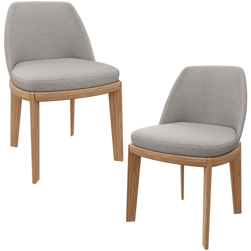 Lagom - Chair Fin Grey 3D Model