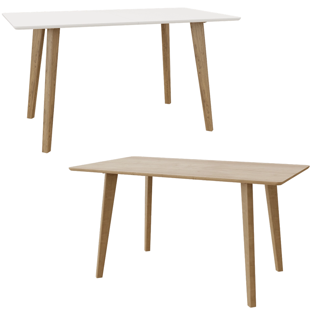 Lagom - Table Nordick oak 3D Model