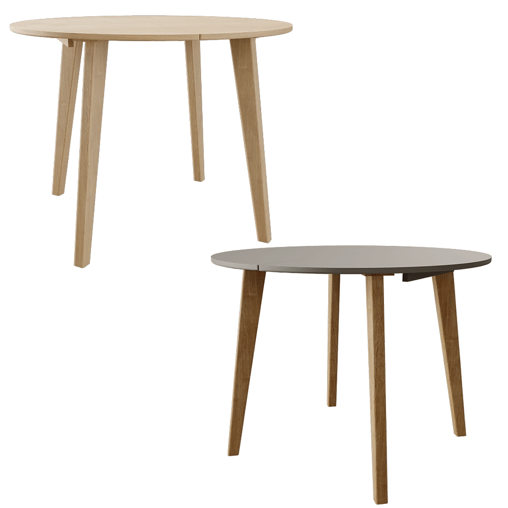 Lagom - Table Skandi oak 3D Model