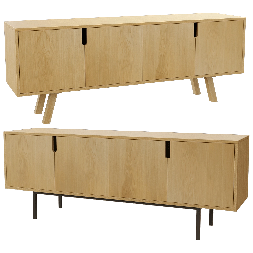 Lagom - Tumba Goody Oak Stand 3D Model