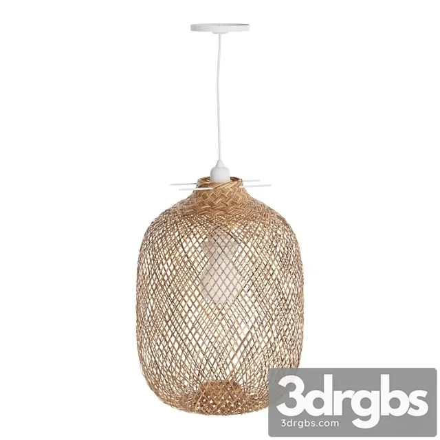Laki Bamboo Pendant Light Shade 1 3D Model Free