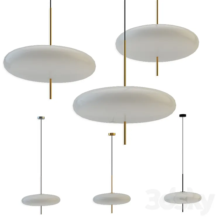 Lakin Pendant Lamp Lampatron 3D Model Free