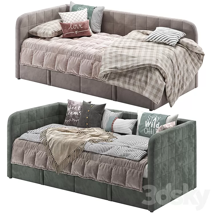 Lakko Nest PUSHE Bed 3D Model Free