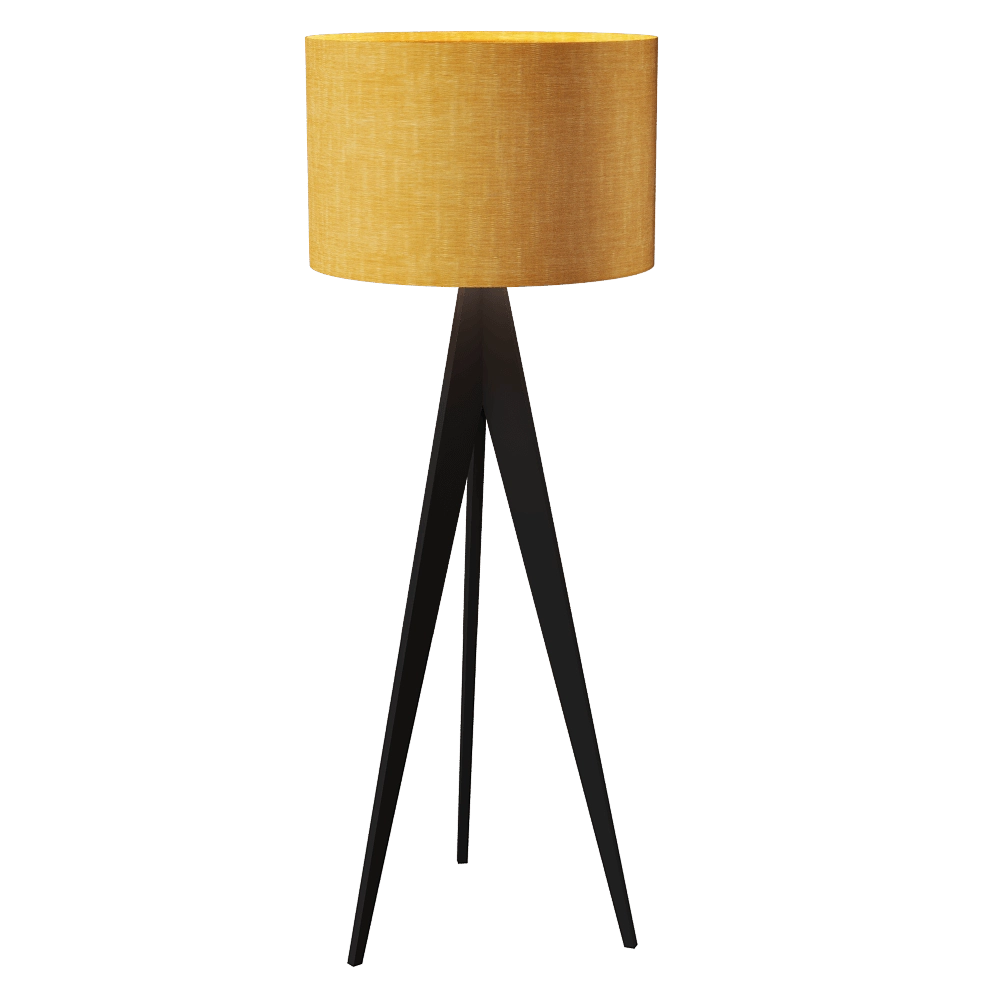 LaLampa - Floor lamp Tripod Wood 3D Model