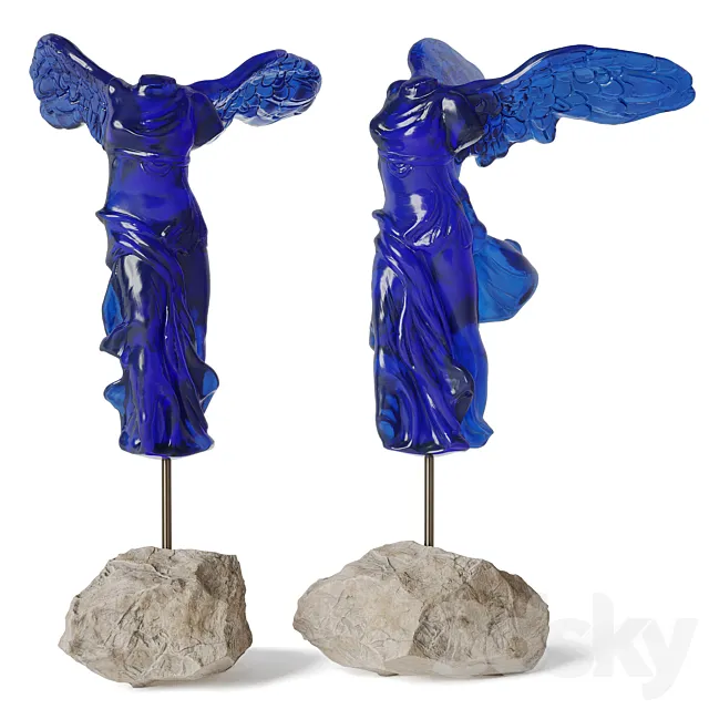 Lalique la victoire de samothrace statuette 3DModel