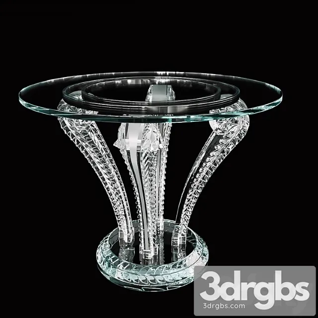 Lalique Marsan Pedestal Table 2 3D Model Free