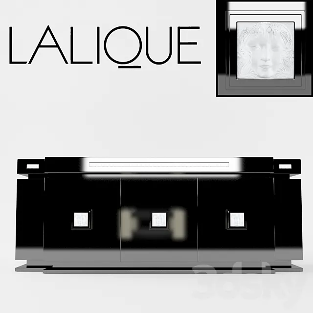 Lalique Masque De femme 3D Model