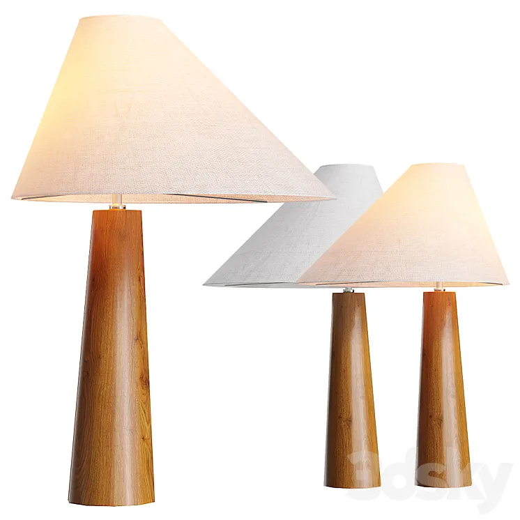 Lamaptron Ludvin Tab table lamp 3D Model Free Download