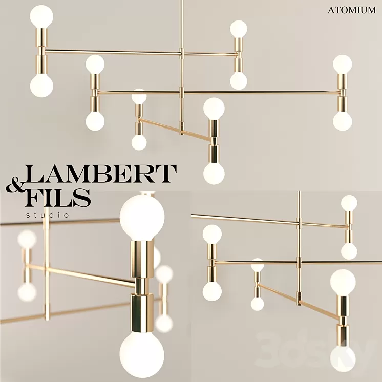 Lambert & Fils Atomium Lamp 3D Model
