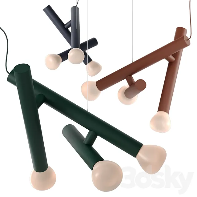 Lambert & Fils PARC 04 Pendant Light 3D Model