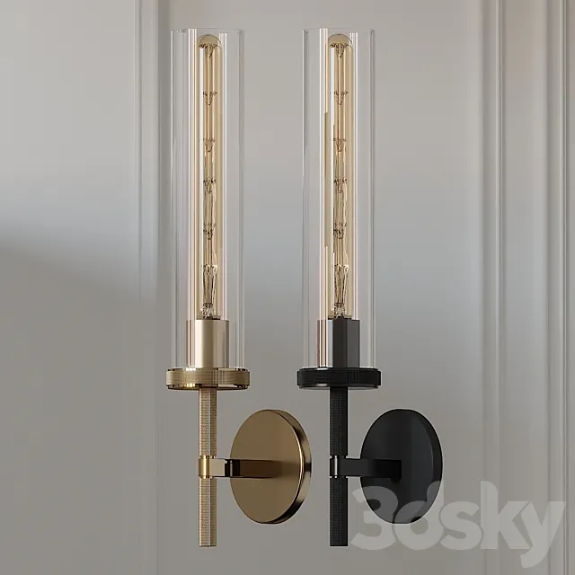 Lambeth Knurled Grand Wall Sconce 3D Model