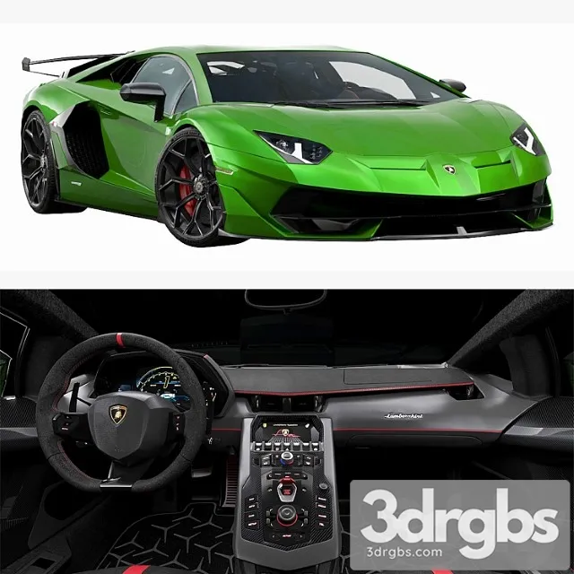 Lamborghini Aventador Svj 3D Model Free