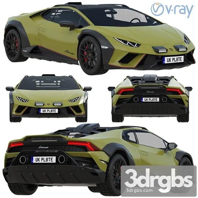 Lamborghini Huracan Sterrato 1 3D Model Free