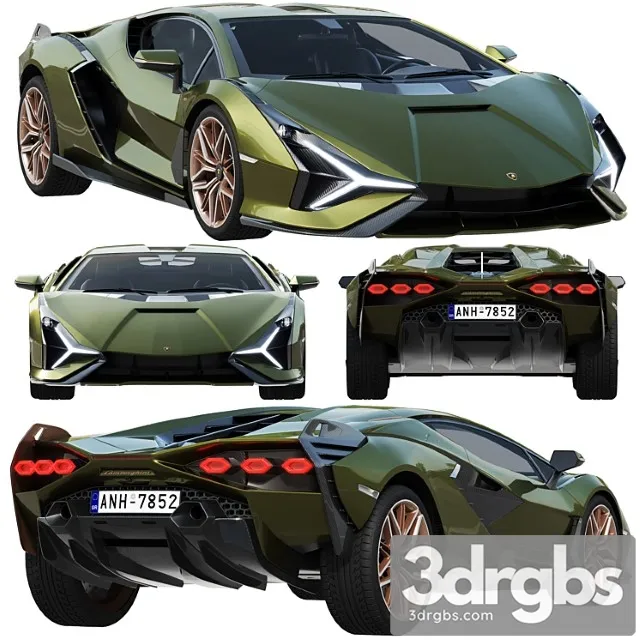 Lamborghini Sian 3D Model Free