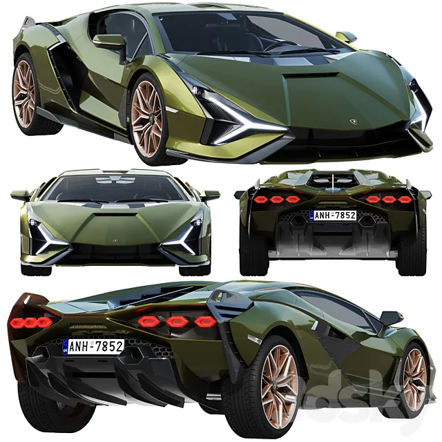 Lamborghini Sian 3D Model