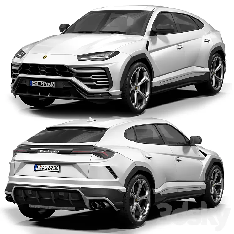 Lamborghini Urus 3D Model