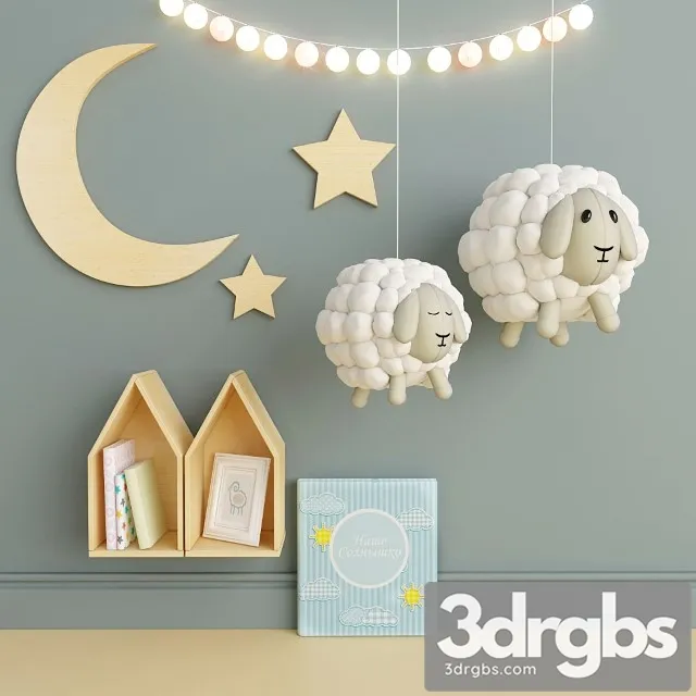 Lambs for Baby 3D Model Free