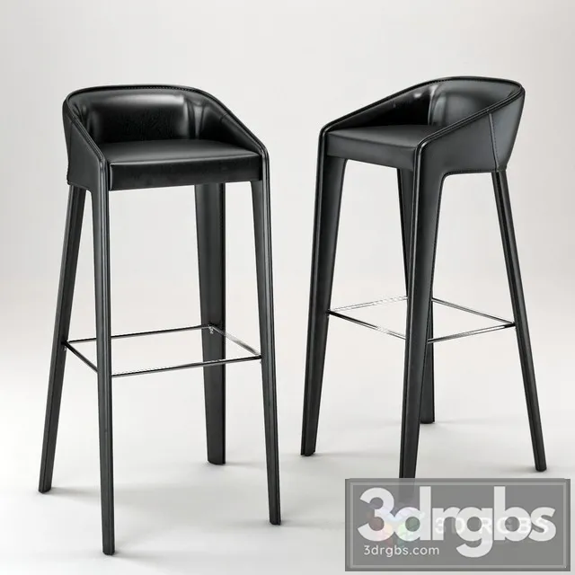 Lamina Too Bar Stool 3D Model Free