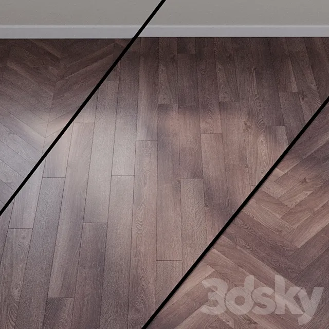 Laminate Quick-Step Antique Oak Gray CL1382 _ QSM038 3D Model