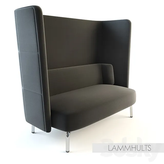Lammhults PORTUS Armchaire 3D Model