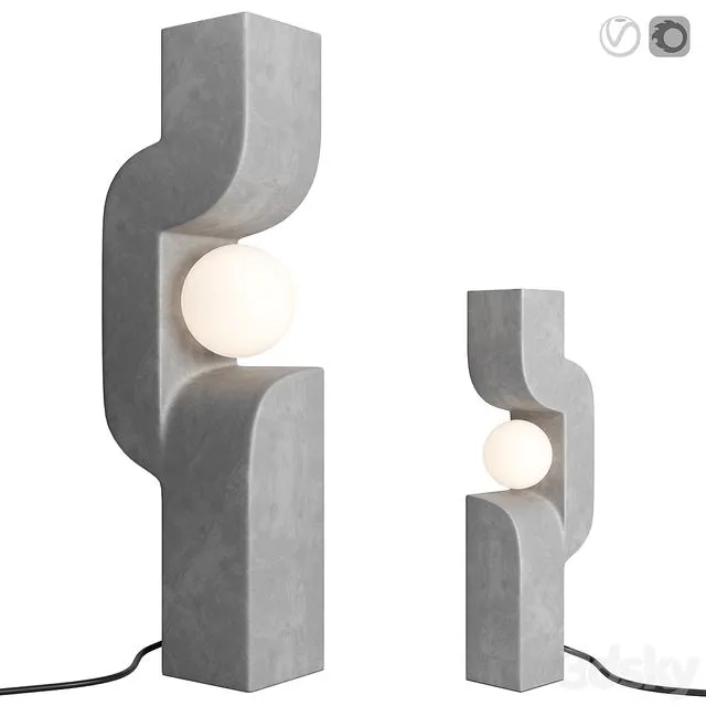 Lamp 101 Copenhagen Sitting Man 3D Model