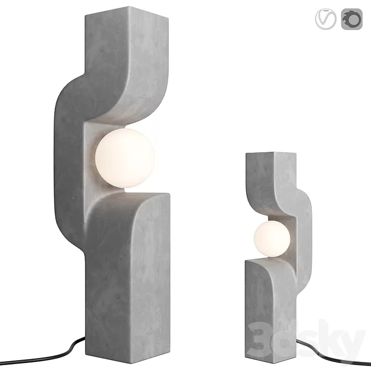 Lamp 101 Copenhagen Sitting Man 3D Model Free Download