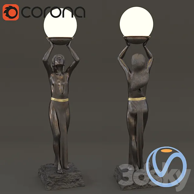 lamp Amazon 3D Model